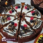 کیک رژیمی عسل قهوه